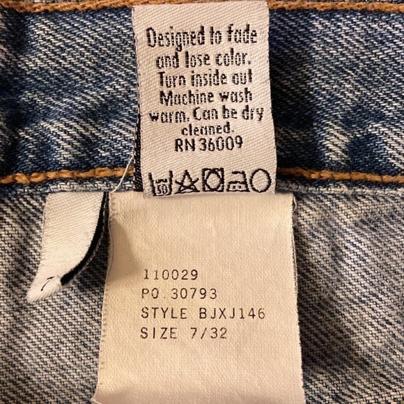 Vintage CK Calvin Klein | Button Fly High Rise Jeans Blue Tagged Size 7/32 - Picture 8 of 8